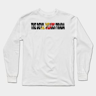 vintage typo The Devil Wears Prada Long Sleeve T-Shirt